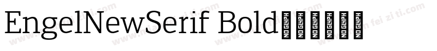 EngelNewSerif Bold字体转换